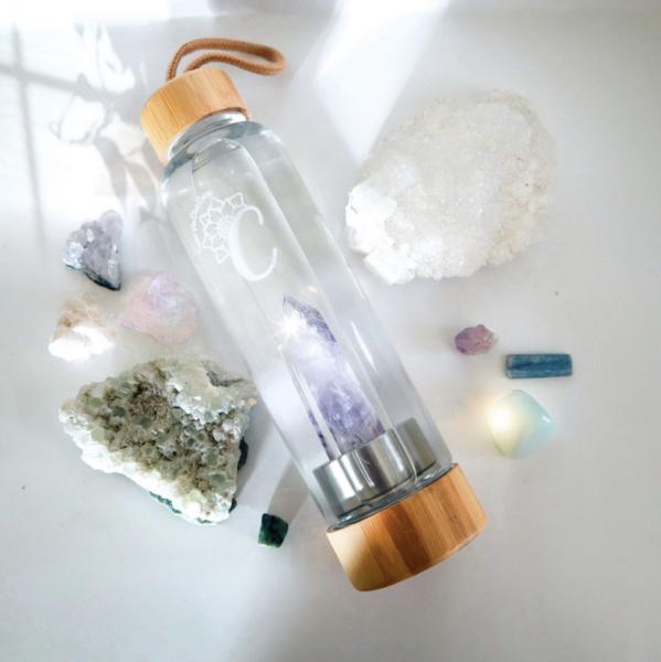 Amethyst Crystal Chakra Bottle picture