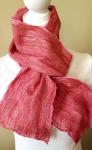 Pink Nuno Felt Scarf