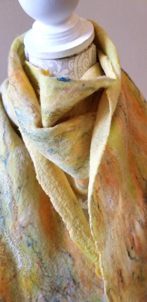 Autumn Afternoon Nuno Felted Scarf