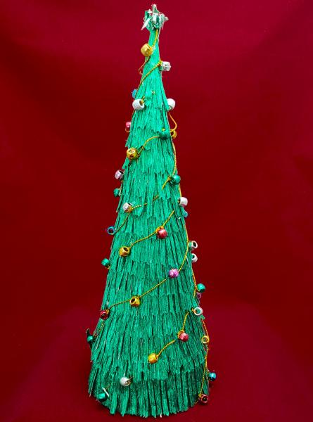 Crepe Paper Holiday Trees picture