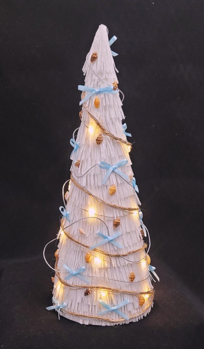 Crepe Paper Holiday Trees picture