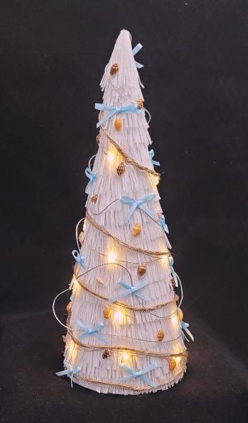 Crepe Paper Holiday Trees picture