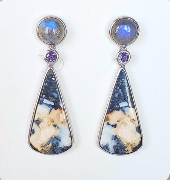 Malagano jasper earrings picture