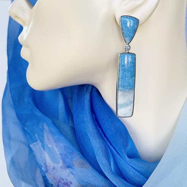 Violane Blue Diopside earrings