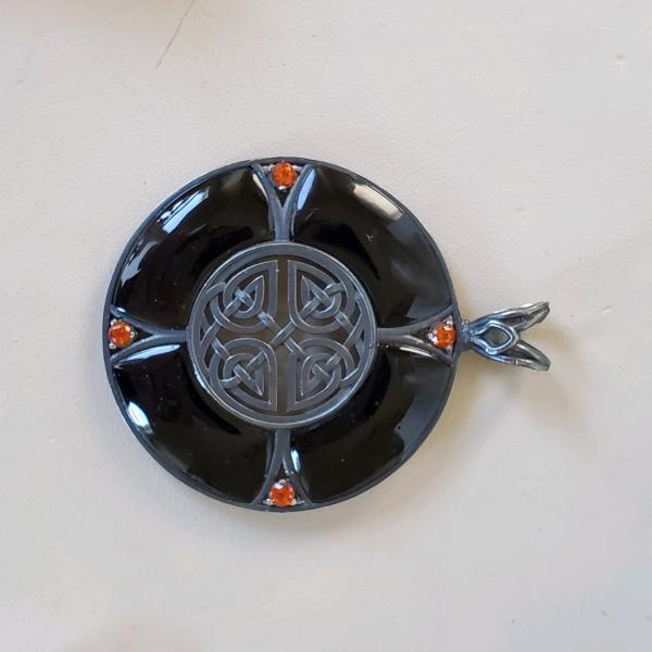 Celtic medallion pendant