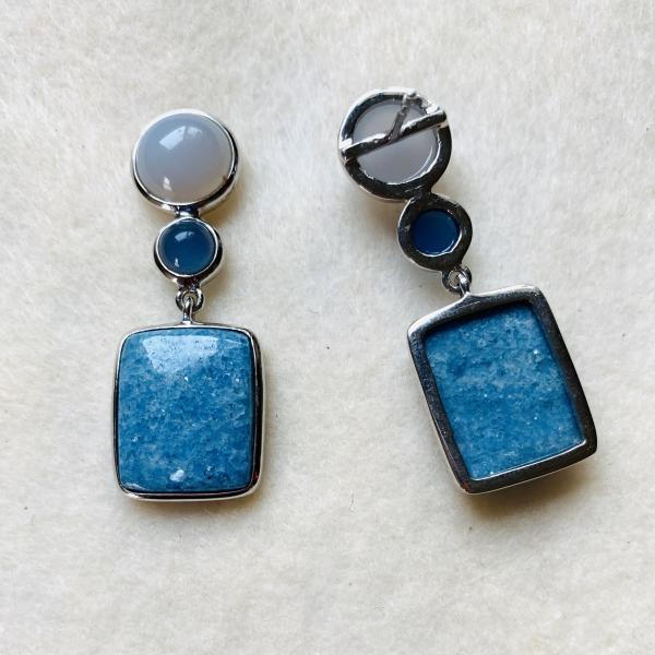 Violane blue Diopside drop earrings picture