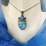 Boulder Opal Doublet Pendant - sold