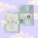 Clouds Blue Letter Set