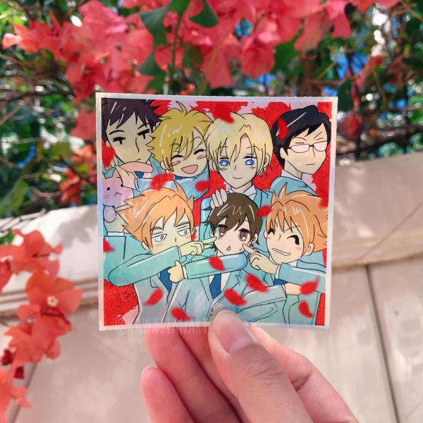 Haruhi & the Host Club Holo Sticker