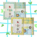 Bunny Mint Letter Set