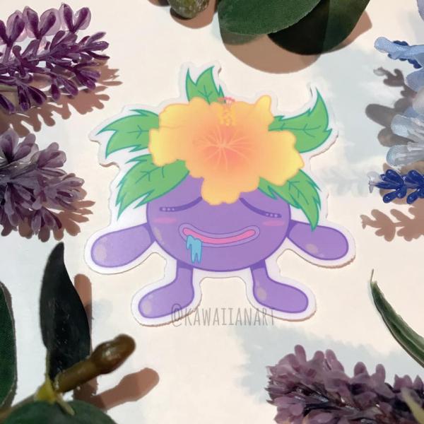 Gloom Hibiscus Vinyl Sticker picture