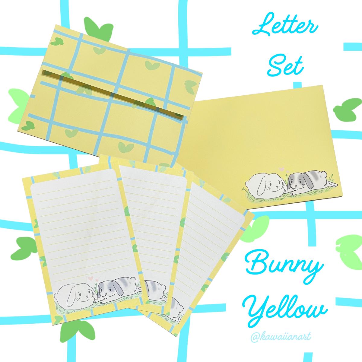 Bunny Yellow Letter Set picture