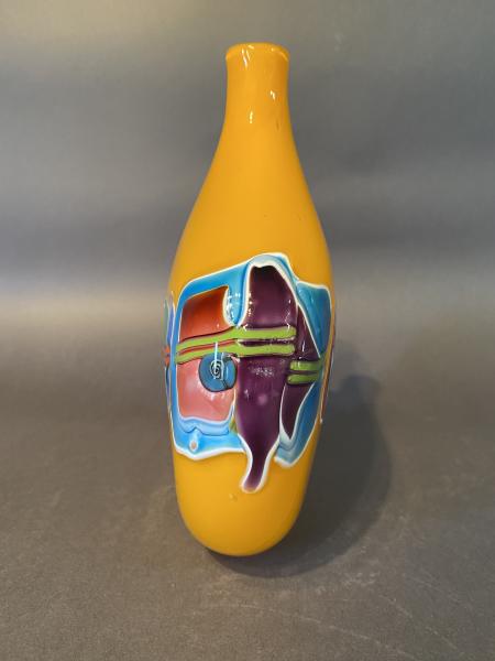 Pattern Vessel Bottle School Bus Yellow picture