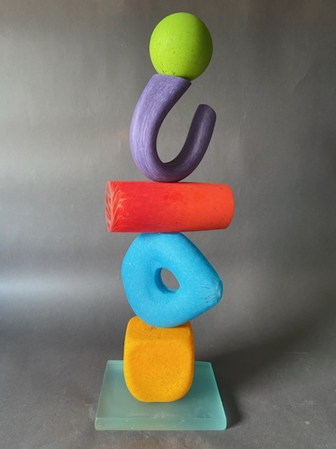 "Balance" Geometric sculpture picture
