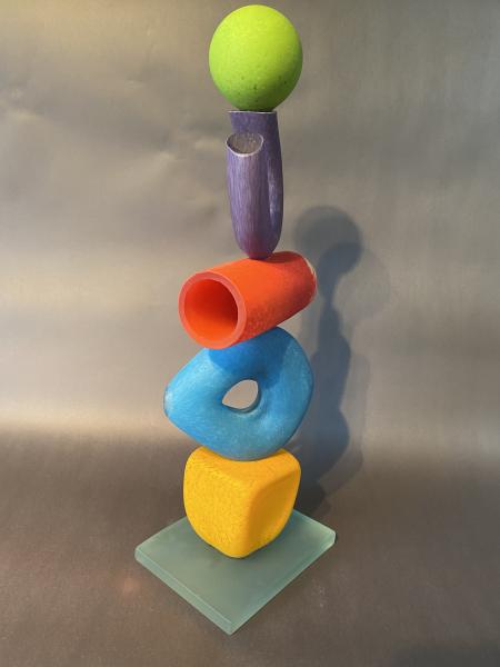 "Balance" Geometric sculpture picture