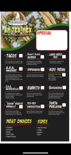R&M Tex-Mex food truck