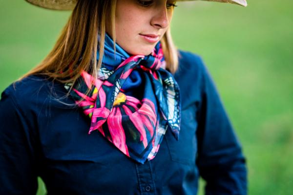 Butterfly Silk Wild Rag Bandana