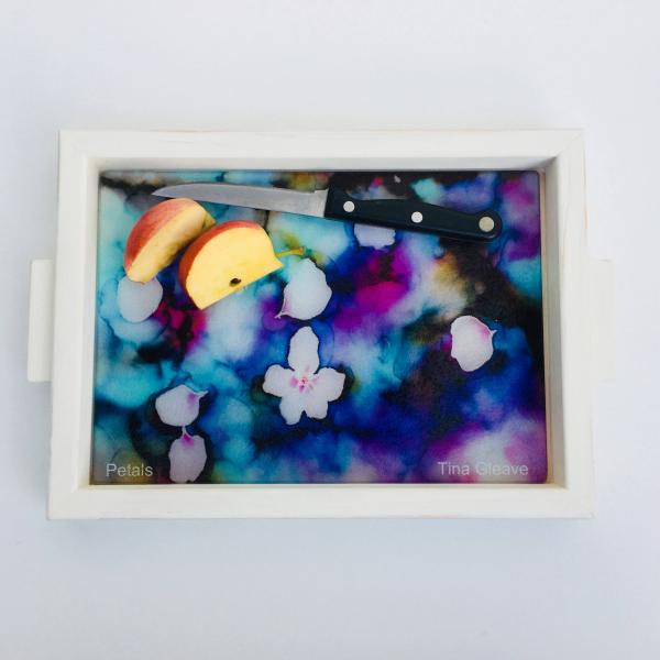 Charcuterie Glass Art Board "Petals"