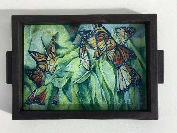 Charcuterie Glass Art Board "Morning Light"