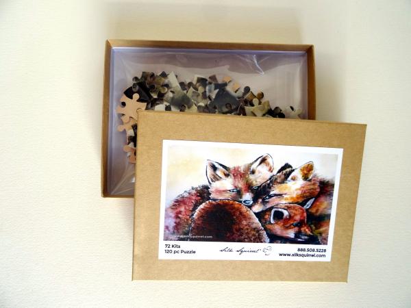 Adult Jigsaw Puzzle - Fox Puzzle - Wildlife  - 120 Pieces