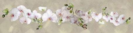 Angelic Orchid Sheer Silk Scarf, Hawaiian Diamonds picture