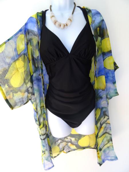 La Cascade Kimono Cover-Up, Sheer