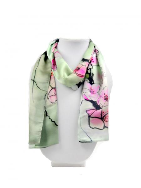 Sakura Midori (Mint Green) Silk Scarf