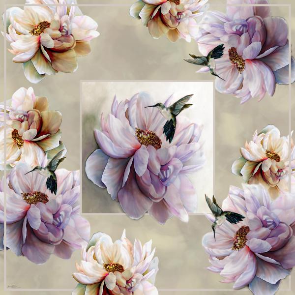 Floral Silk Wild Rag Bandana