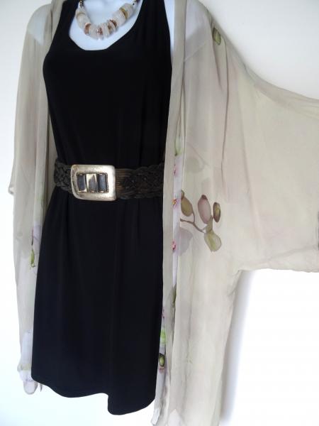 Angelic Orchids Kimono Cover-Up, Sheer, Hawaiian Diamonds