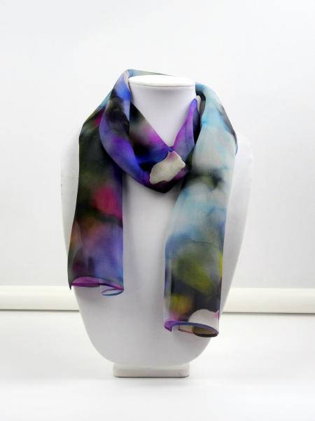 Petals Sheer Silk Scarf