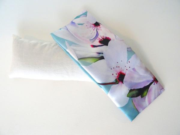 Aromatherapy Eye Pillow Self-Care w/Silk Case -Cherry Blossom Sakura picture