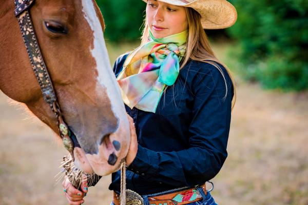 Pastel Silk Wild Rag Bandana