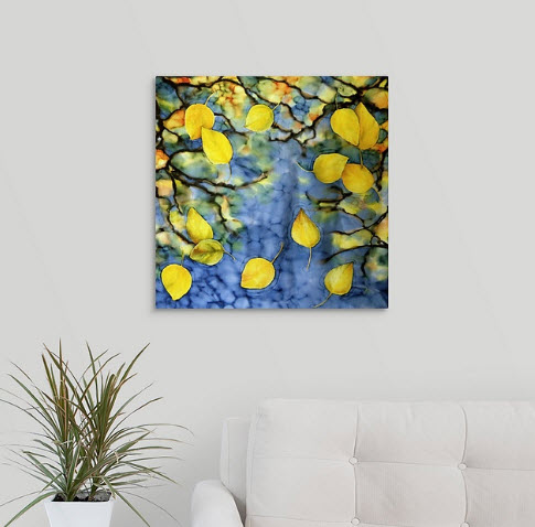 "La Cascade" Canvas Art picture