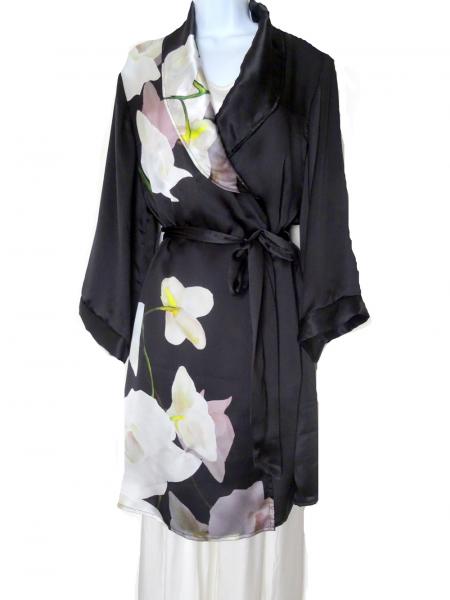 Sleek Silk Satin Robe, Several Choices