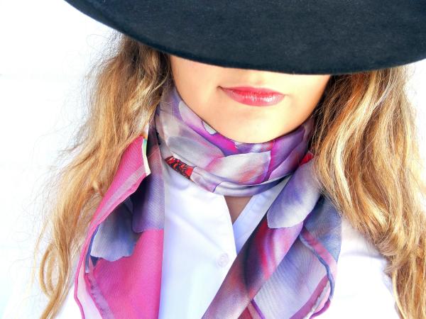 Pink Silk Wild Rag Bandana