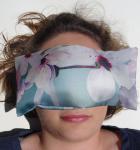 Aromatherapy Eye Pillow Self-Care w/Silk Case -Cherry Blossom Sakura