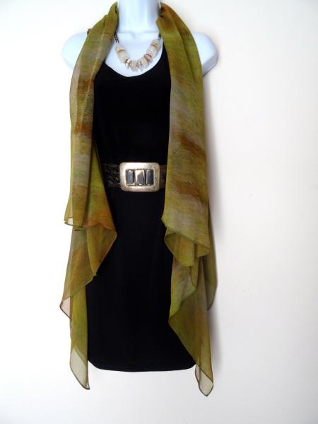 Copper Brown Sleeveless Duster/Vest/Poncho