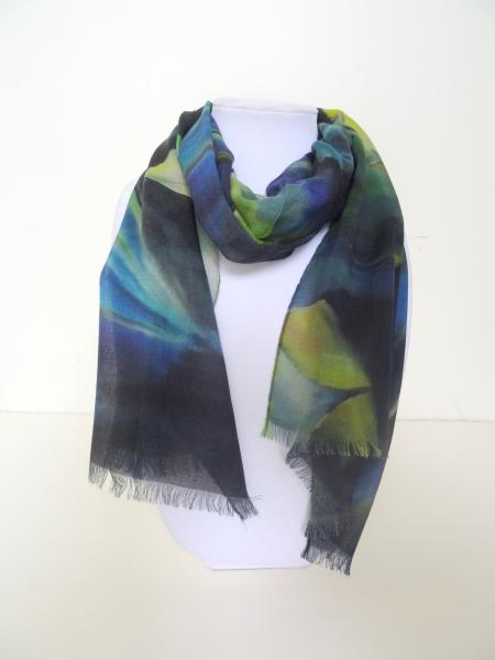 Lily Pads On the Water Wool Scarf