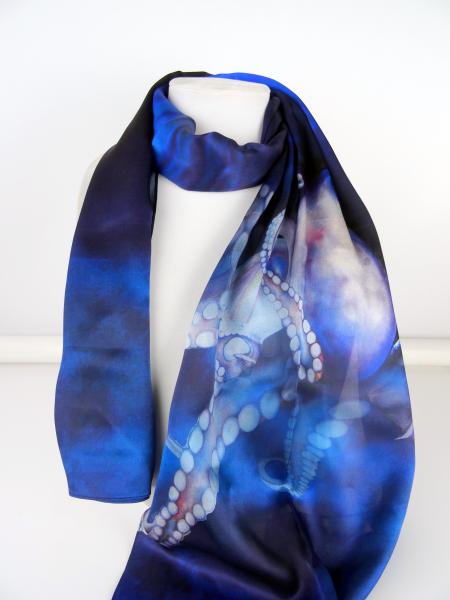 Oh, Hello Whimsical Octopus Silk Scarf