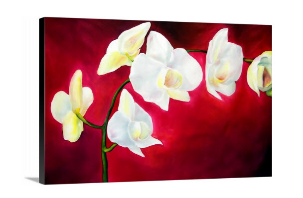 "Orchids with Love" Canvas Art