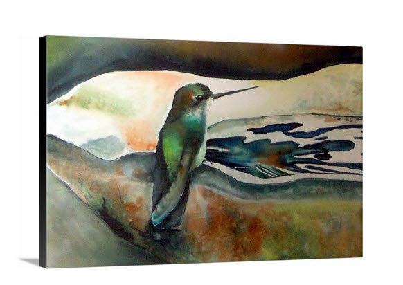 "Bonjour II" Canvas Art