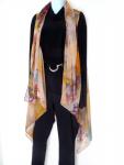 Sun-riped grape clusters on rich earth-tone background Sleeveless Duster/Vest/Poncho