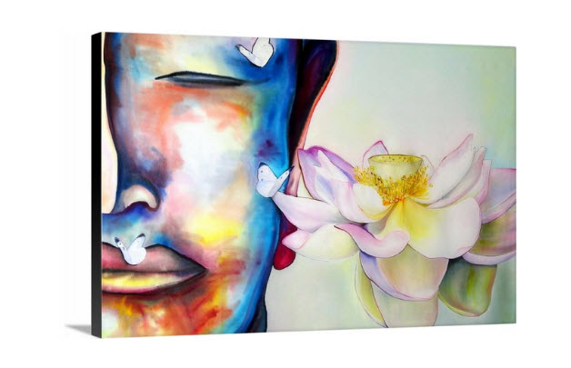 "Bliss Zen Buddha Canvas Art