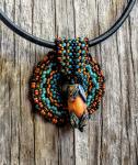Hand Woven Medallion Necklace