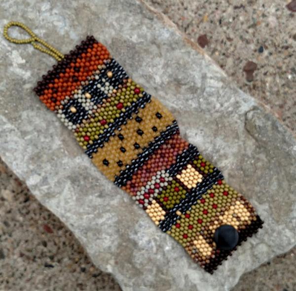 Hand Woven Tapestry Bracelet Cuff picture