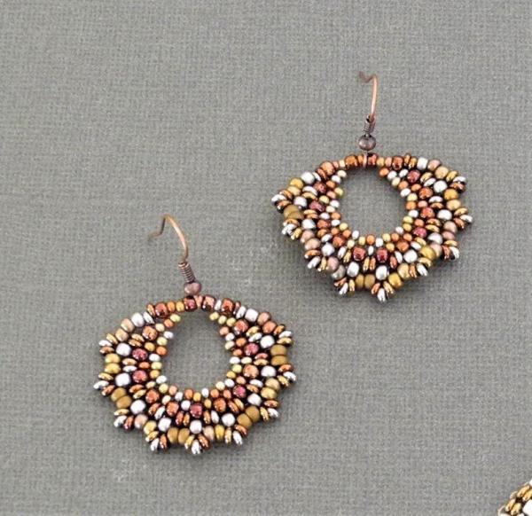 Hand Woven Dangle Earrings picture