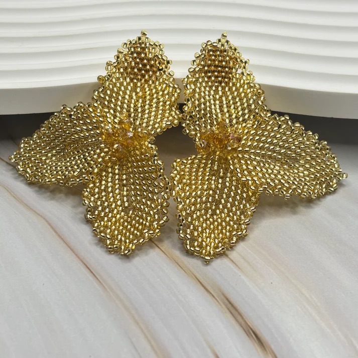 Half Flower Earrings picture