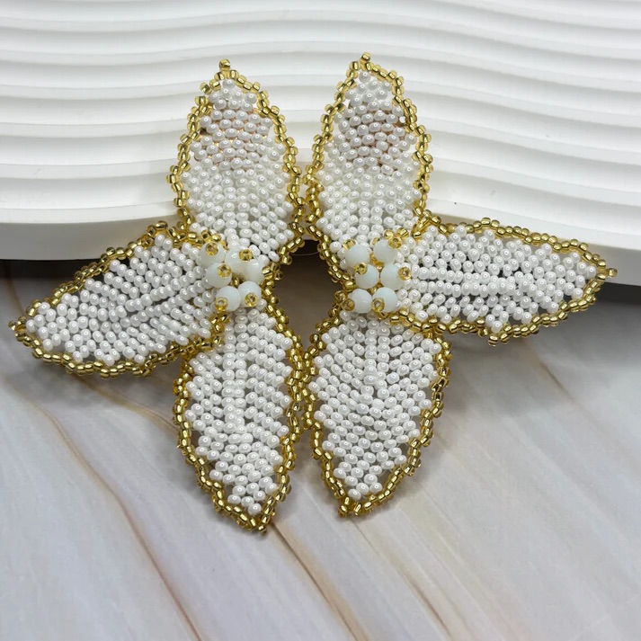 Half Flower Earrings picture