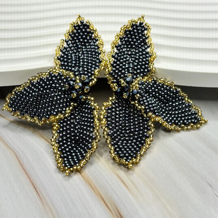 Half Flower Earrings picture
