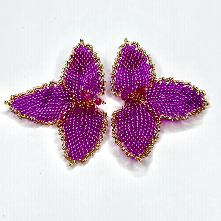 Half Flower Earrings picture